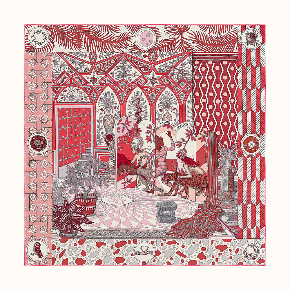La Danse des Amazones shawl 140 | Hermès USA